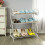 White Metal 4 Tier S-Shape Shoe Rack 5