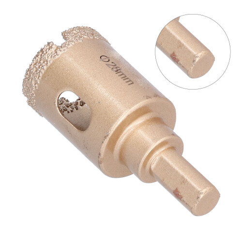 28mm Hole Opener with Triangular Shank for Glass, Ceramic, Marble 2