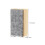 36Pcs Grey Mini Felt Board Erasers Wood Handle for Home Office School 2