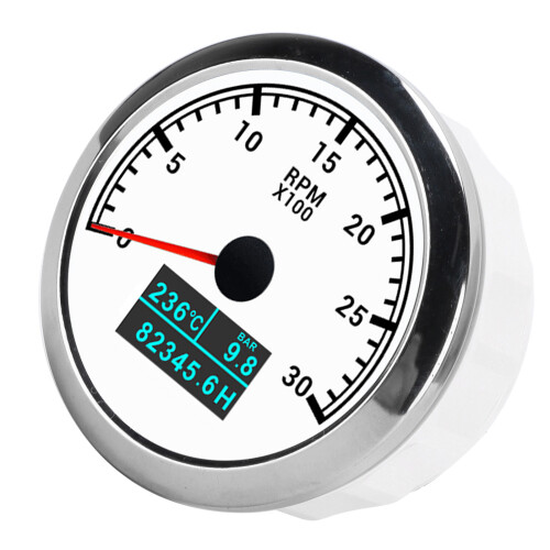 Zeiger-Tachometer wasserdicht 3-in-1 Auto- oder Bootmesser, IP67 2
