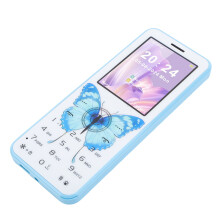 2G-Telefon Schlankes 2,4" HD-Display, Zwei SIM-Karten, Große Tasten, Blau