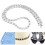 Rectangular Glass Diamond Chain Pendant DIY 1m White Accessories 1