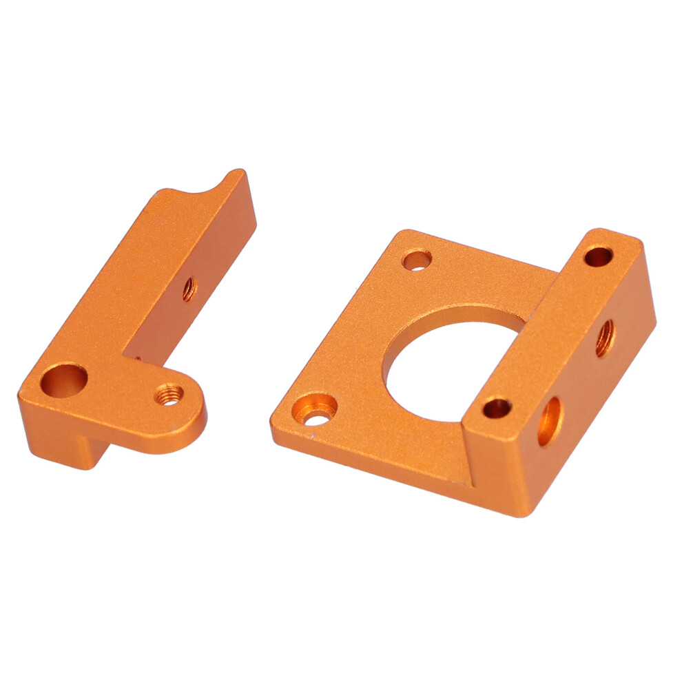 Left Hand Aluminium Extruder Block 2 Pack MK8