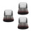 3Pièces Pinceaux Compact Fond Poudre Multi 2