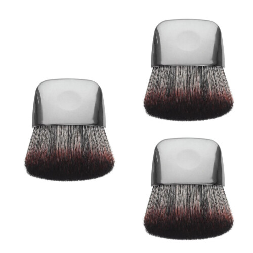 3Pièces Pinceaux Compact Fond Poudre Multi 1