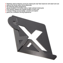 CB500X Rear Reservoir Cover Stainless Black
