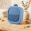 Blue Speaker Protective Case Silicone Stand Cover for Bose SoundLink Micro II 6
