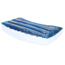 NonSlip Blue Bath Pillow 30x18cm Soft Support for Tub Relaxation