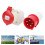 Industrial Plug Socket 380/415V 32A 5Pin Waterproof IP44 Surface Mount 2