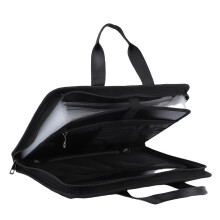 feuerfeste Aktenordertasche – 36x26cm, Mehrfachfächer, Transparente Aufbewahrung