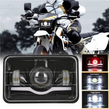 2X Projector Spherical Lens 4X6in LED Headlight H4656 H4651 LED Headlamp for  DRZ400S DRZ400SM DRZ250 DRZ400