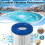 2 Pack PRB25-in Filter for Spa Hot Tub Replacement Filter,for C-4236,FC-2375,Swimming Pool Filter 6