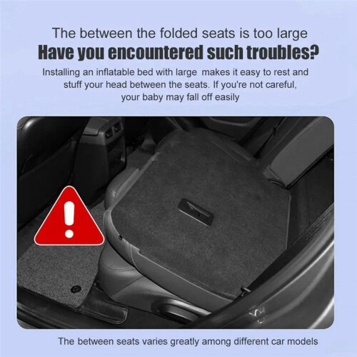 SUV Car Rear  Sleeping Mat  Guard Folding Extension Board Trunk Sleeping Camping Bed Mat Gray 2
