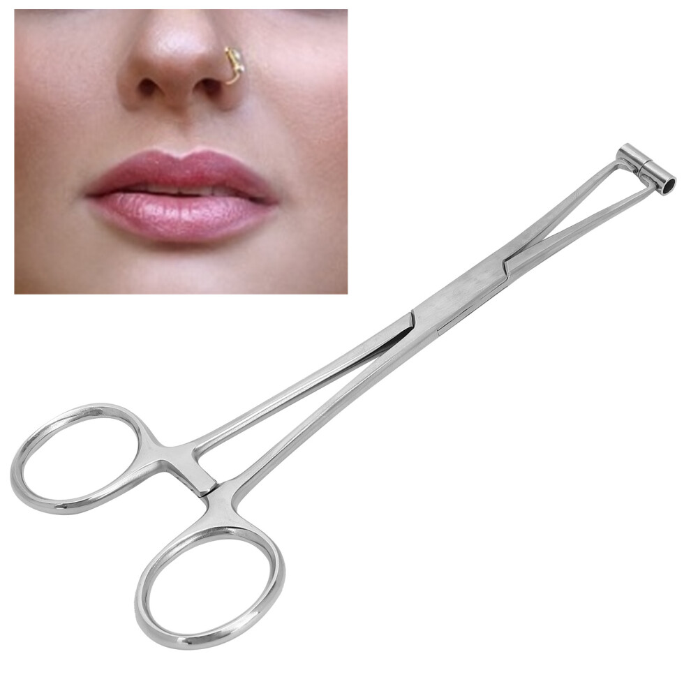 Stainless Steel Piercing Clamp for Ear & Nose Septum - 16 x 6.9cm