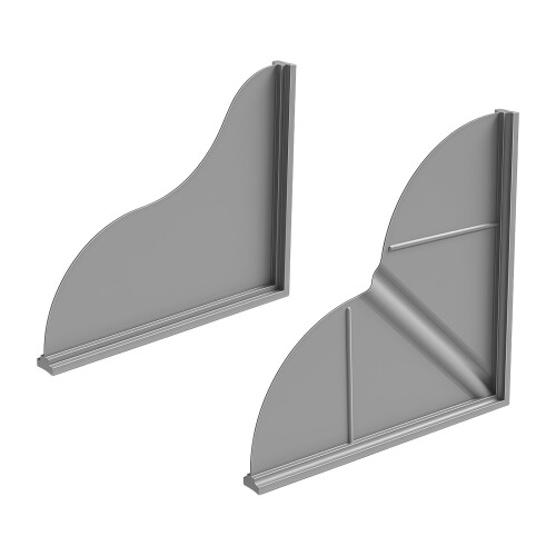 Bathroom Water Deflectors Waterproof Bathtubs Water Guards-grey