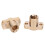 4PCS Brass Trapezoidal Nut T8 Flange Hardware for 8mm 3D Printer 3