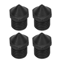 Hartenstahl 0,2mm Düsen für K2 Plus 3D-Drucker, M6 Gewinde, 4 Stück