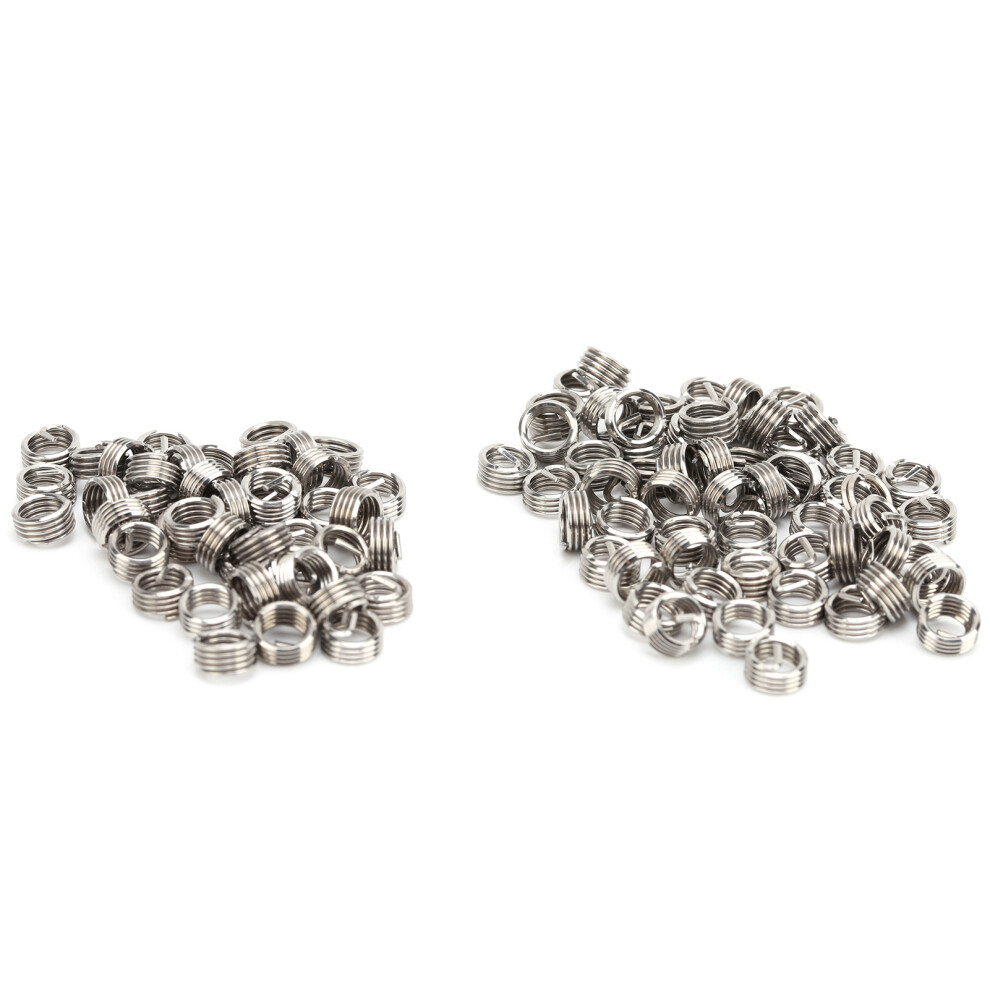 Repair Tool Kit 100Pcs Thread Inserts Wire Sleeve M5x0.8x1d Fastener Hardware 4611391984037