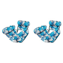 2X Flotadores de Piscina para Adultos, Tumbonas Inflables para Piscina, Hamaca Flotante con Estampado de Plantas, Sillas Inflables de Agua, Balsas de