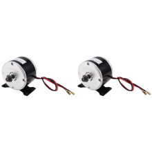 2X 12V 250W High Speed Motor Gear for 25H Chain Reduction Electric Motor Sprocket Brushed Motors Reductor E‑Bike
