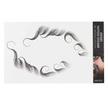 Waterproof Fake Hairline Sticker for Women, 11x18cm, Natural Edge