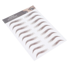 Waterproof Eyebrow Tattoo Sticker for Women, Brown-01, 148x210mm