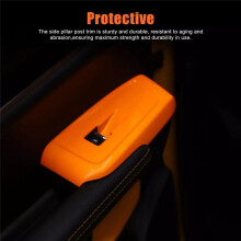 Voor Ranger 2023 2024 LHD Autoruit Lift Schakelpaneel Cover Trim Interieur Accessoires Oranje