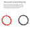 Star Finder Mount 3-Point Astrophotography Guide Locking Rings for Telescope Mount Finder Pointer 90mm Red 4