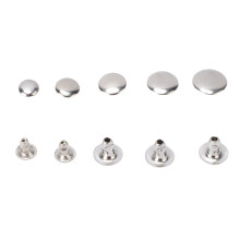 500 Stück Lederknopf-Nieten Set Silber 6-10mm für Handwerke Schuhe Taschen