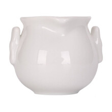 FACEGA Gravy Boat Crafted from Superb White Porcelain for Elegance and Durability Sauce Boat Penguin mouth justice cup