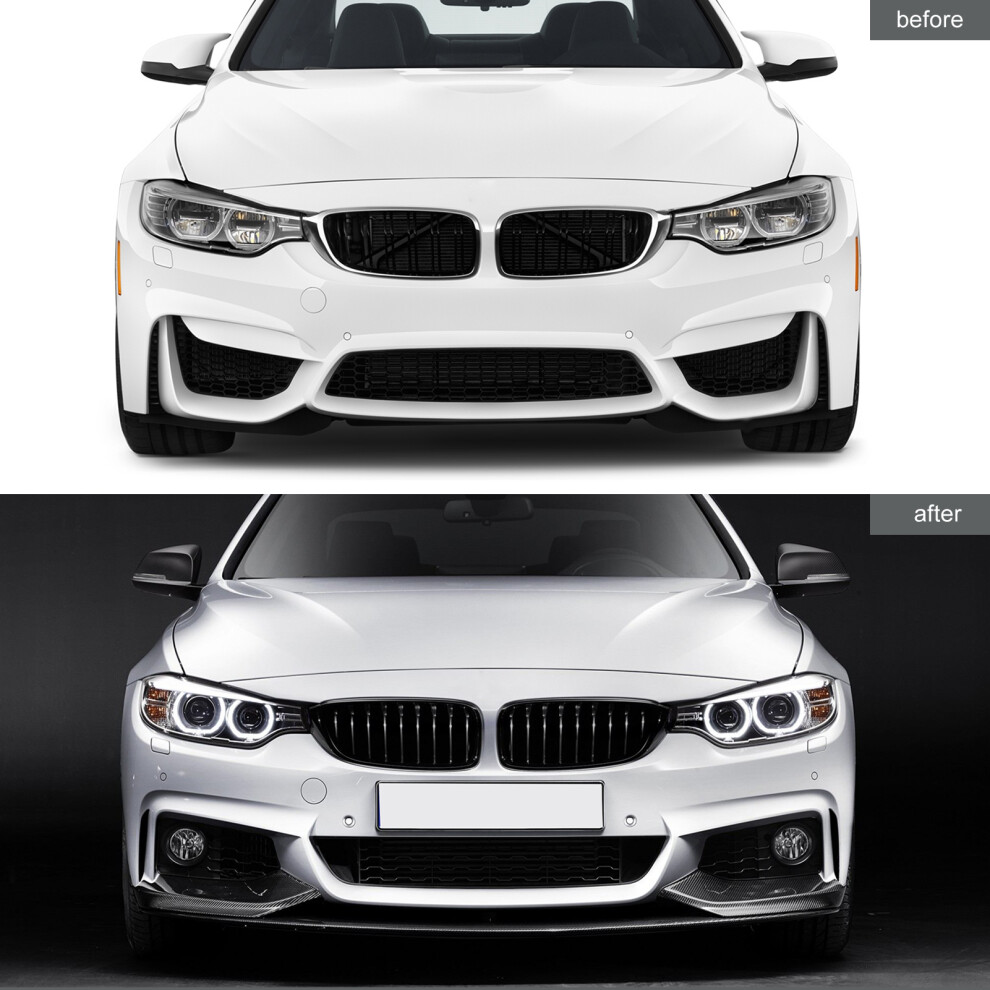 4-Piece Front Lip Spoiler Set For Bmw 4-Series 7444352561643