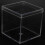 6 Pack Clear Plastic Candy Storage Boxes with Lids, 5.5x5.5cm 6