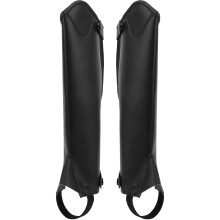 Children's Horse Riding Half Chaps Body Protector Super Fiber Leather Sizes CS
