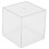 6 Pack Clear Plastic Candy Storage Boxes with Lids, 5.5x5.5cm 3