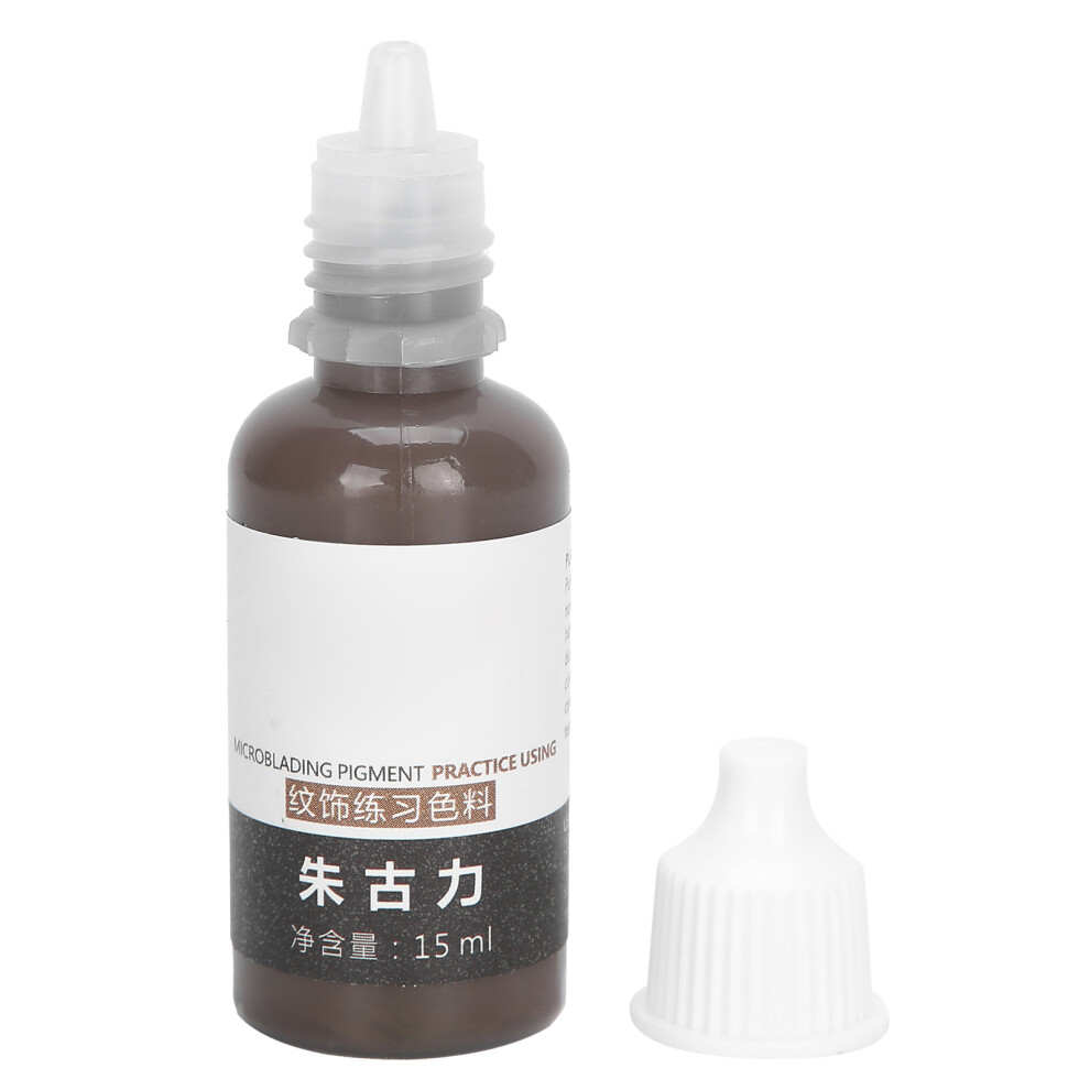Brown 15Ml Semi-Permanent Eyebrow & Eyeliner Tattoo Pigment Â Chocolate
