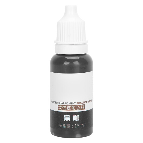 15ml SemiPermanent Tattoo Pigment for Practice – Black Coffee Ink 1