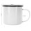 8cm Enamel Cup 350ml White Environmentally Friendly Thickened Water Mug 3