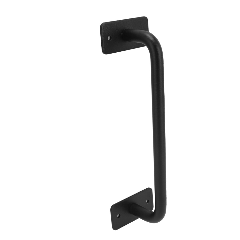 Carbon Steel Barn Door Handle 22X5.5cm For Gate Shed Garage Closet 9461391690859