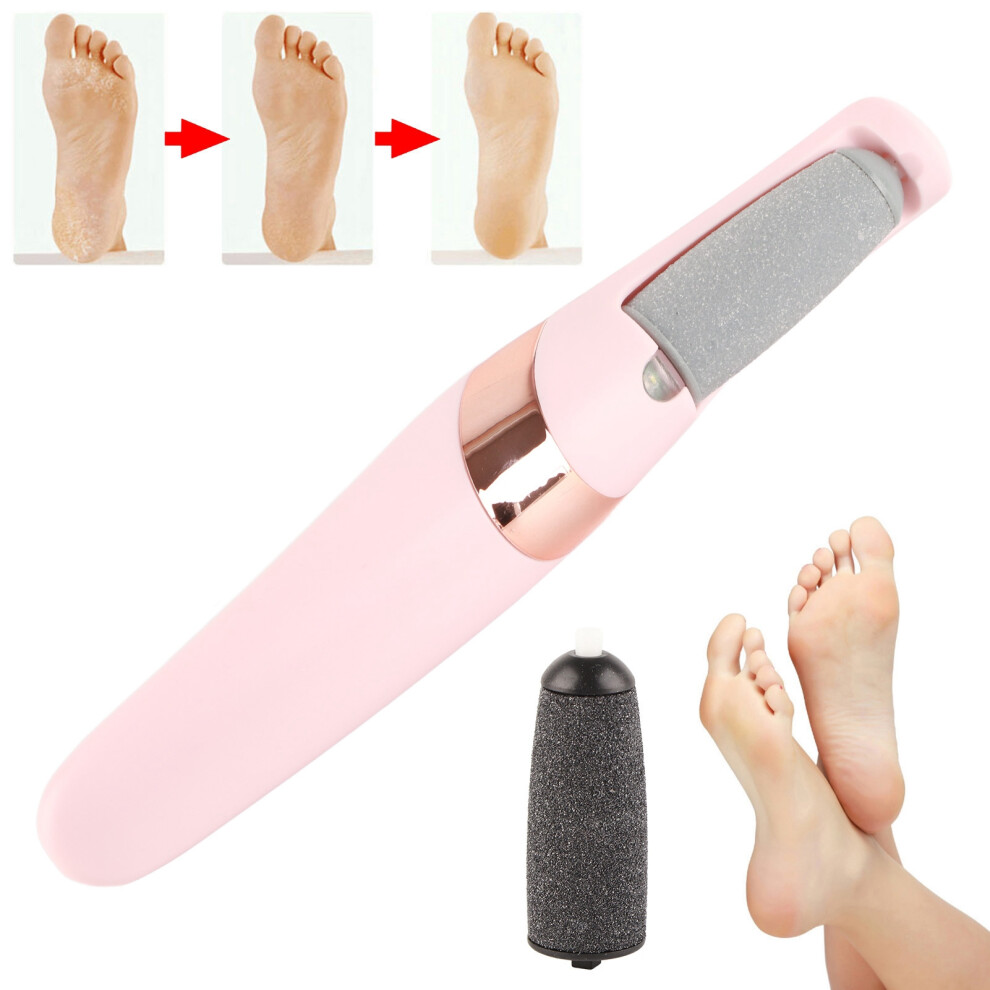 Rechargeable Electric Foot File Callus Remover Pedicure Tool with 200mAh Battery
