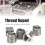 5Pcs SUS304 M20x2.5 Coiled Wire Thread Insert Kit for Expansion 4