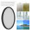 Junestar 105mm MRC CPL Polarizing Filter for 105mm Camera Lenses 12