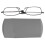 Foldable Elderly Blue Light Blocking Reading Glasses 300 Gray 2