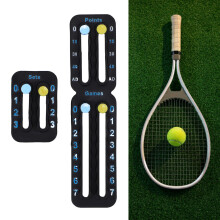 Leichter Tennis-Spielstandmesser, ABS-Kunststoff, Schwarz