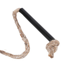 Portable Aluminum Cord Fire Starter with Waterproof Wax Wick, 86x9.5mm