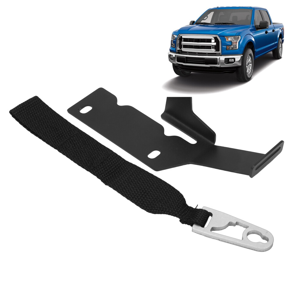 Rear Seat Pull Kit For Ford F-150 Supercrew 2009+ Nylon Silver 4691391692897