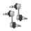 VOLLSUN 2PC Rear Stay Bar Rod E39 Series 1