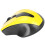 Wireless Mouse 2.4G Optical Mini Ergonomic Yellow for Notebook & Tablet 4