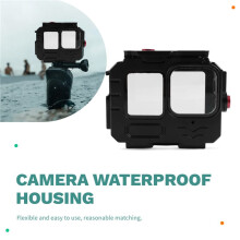 80M Waterproof Case Aluminium Frame Protective Case Underwater Diving Housing for GoPro12/11/10 GoPro13 Action Camera A