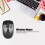Wireless Mouse 2.4G Ergonomic Mini Optical for Notebook & PC Black 9