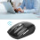 Wireless Mouse 2.4G Ergonomic Mini Optical for Notebook & PC Black 15